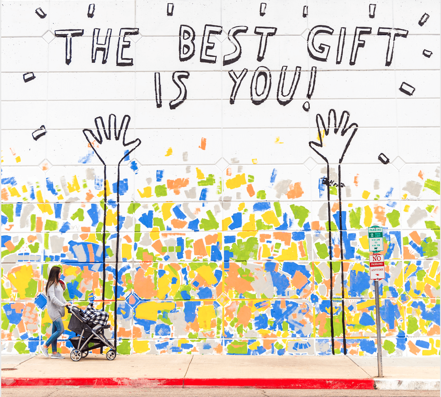 the best gift is you wall art