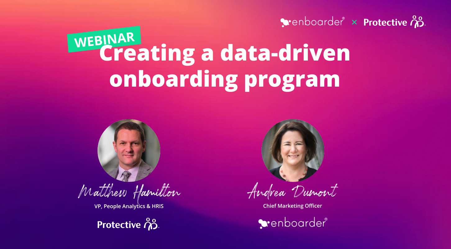 Creating a data-driven onboarding program