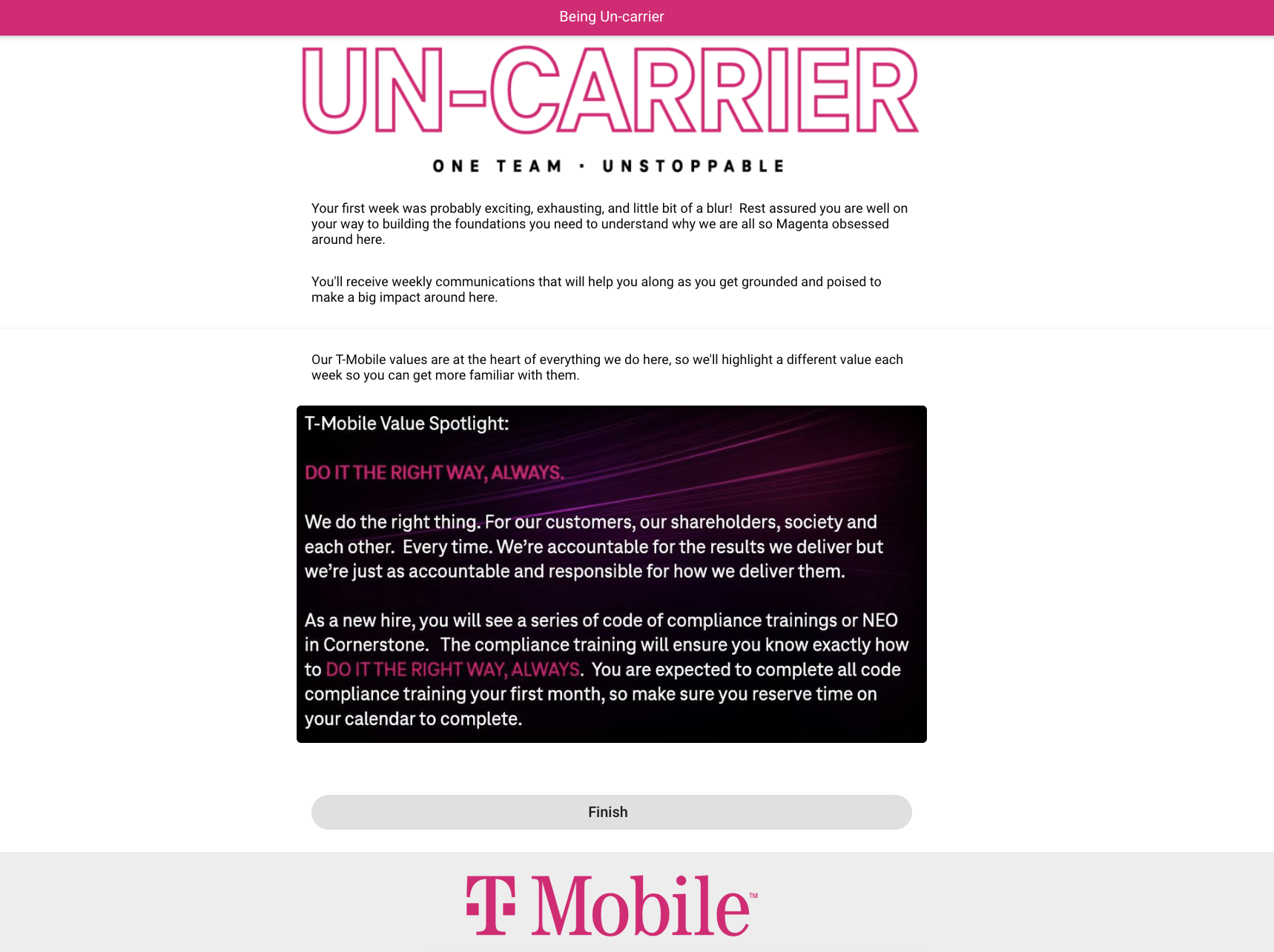 Being UnCarrier