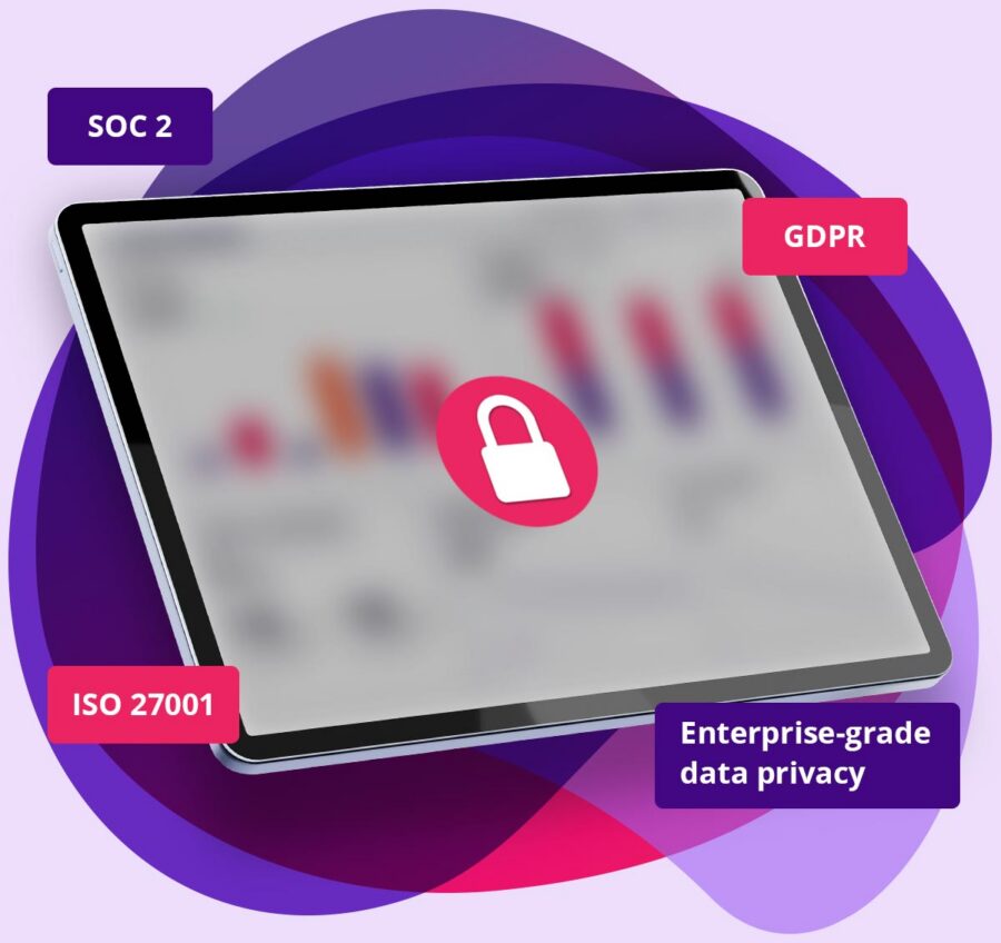 SOC 2, GDPR, ISO 27001, Enterprise-grade data privacy