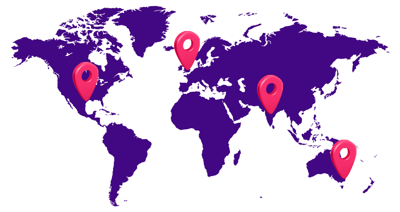 Always on around the world